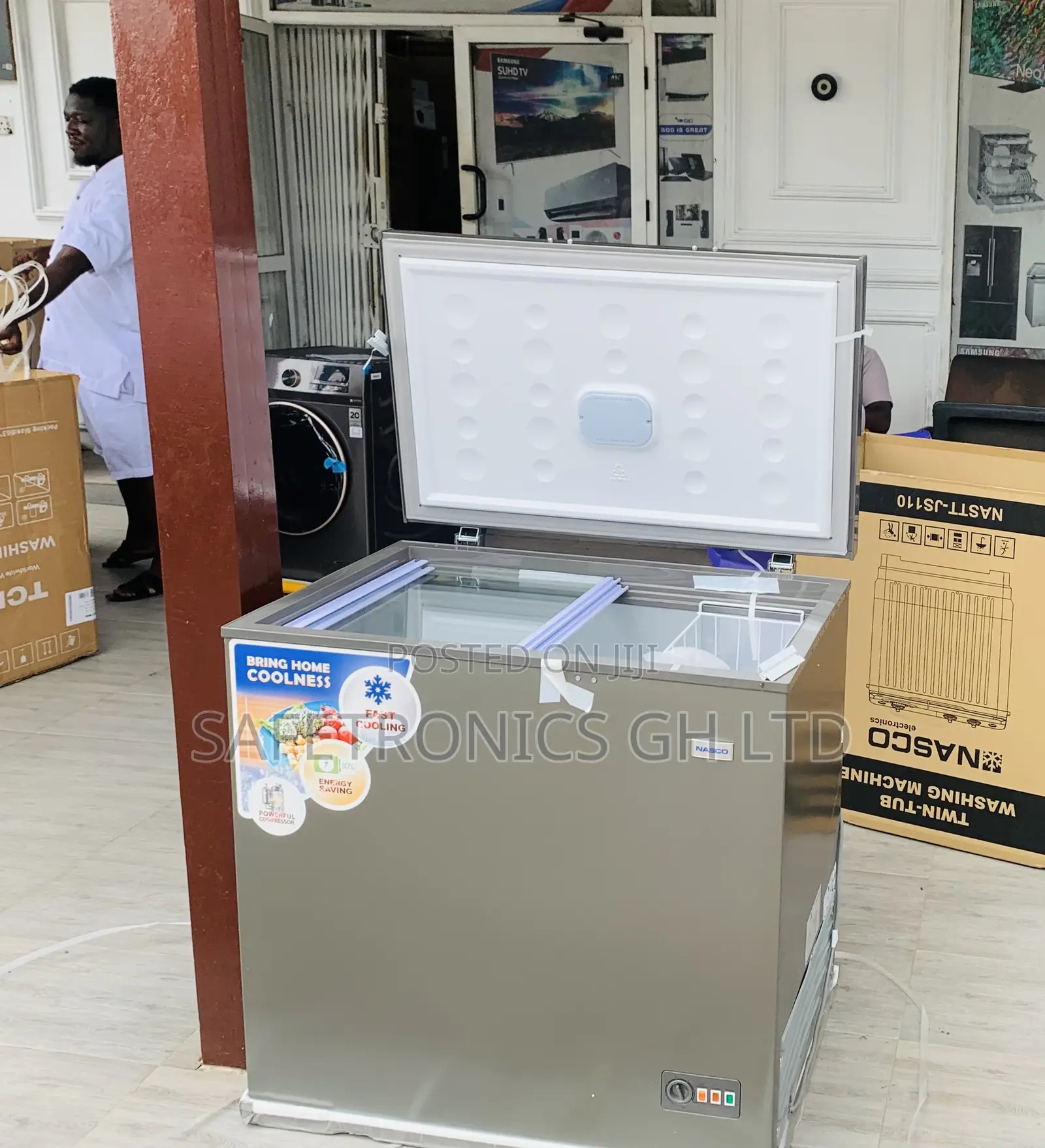 Experience Grey 198L Nas-230sk 1 Door Nasco Freezer