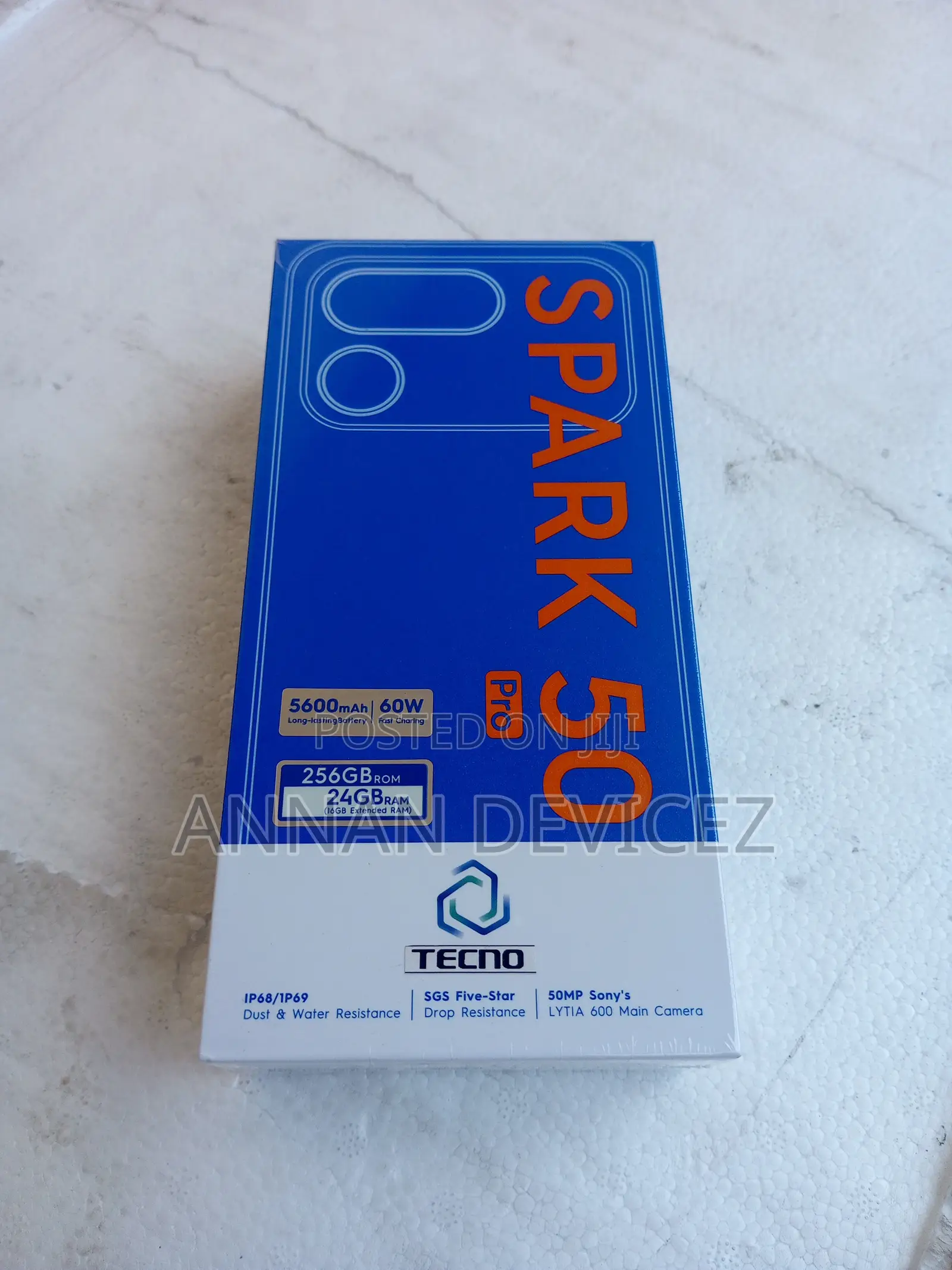 New Tecno Spark 50 Pro 256 GB Black