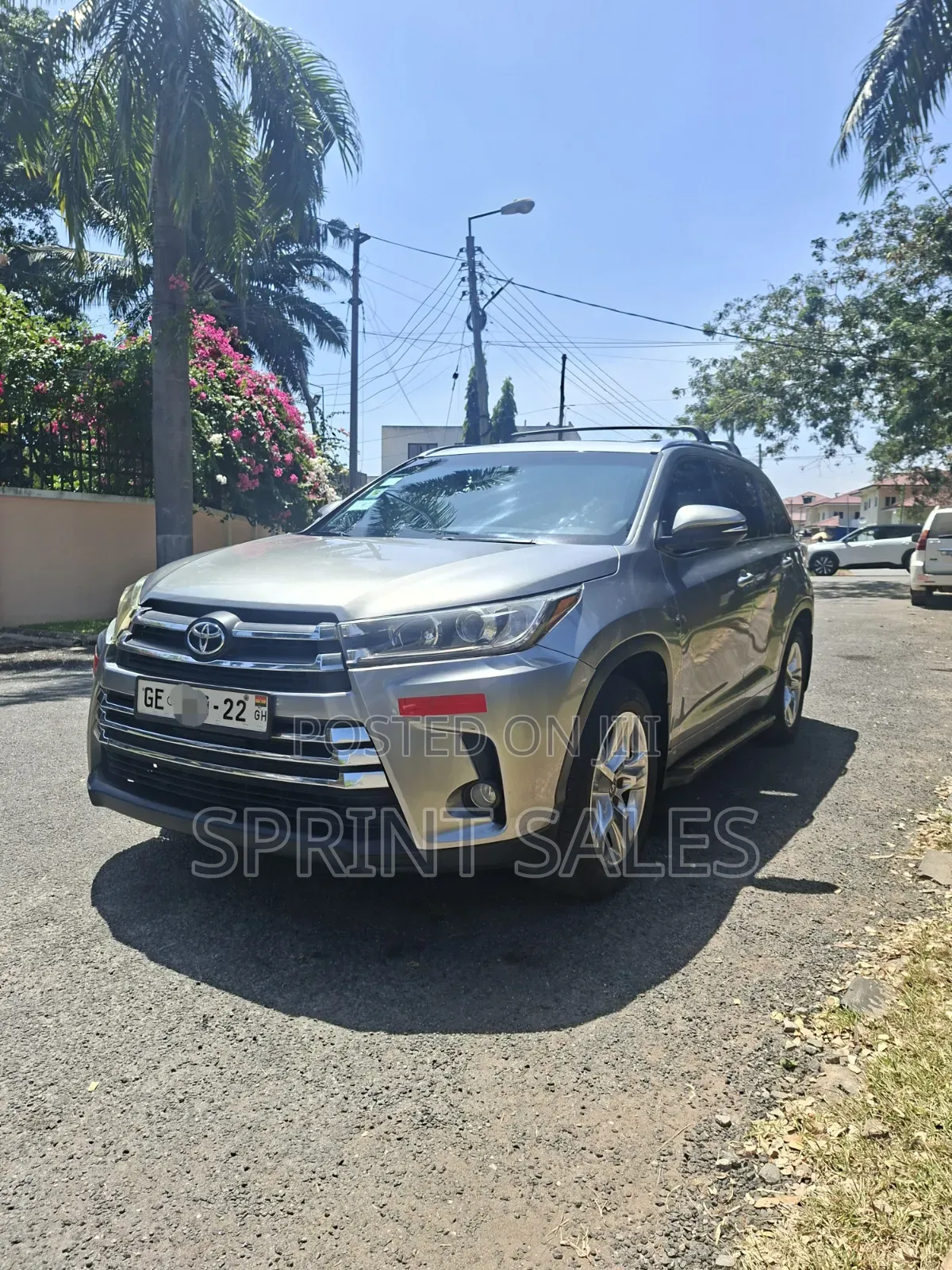 Toyota Highlander XLE V6 4x4 (3.5L 6cyl 6A) 2016 Gray