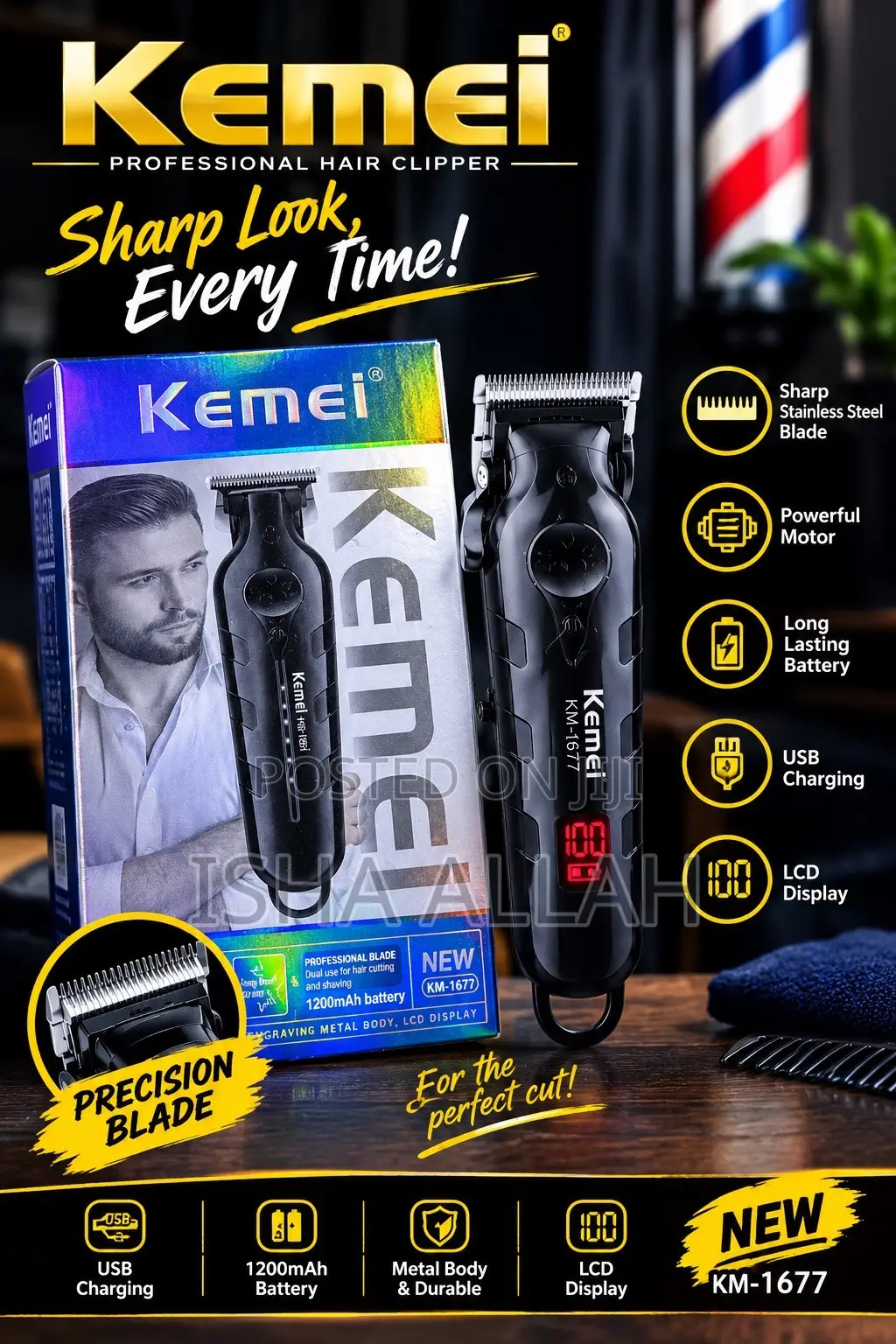 KEMEI Stainless