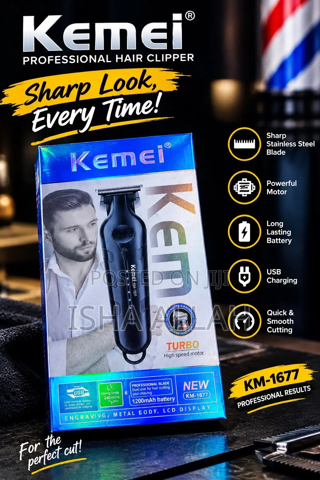 KEMEI Stainless