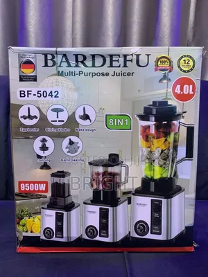 BARDEFU 8-in-1 Blender & Juicer 4L