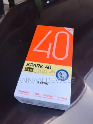 New Tecno Spark 40 Pro 256 GB Blue