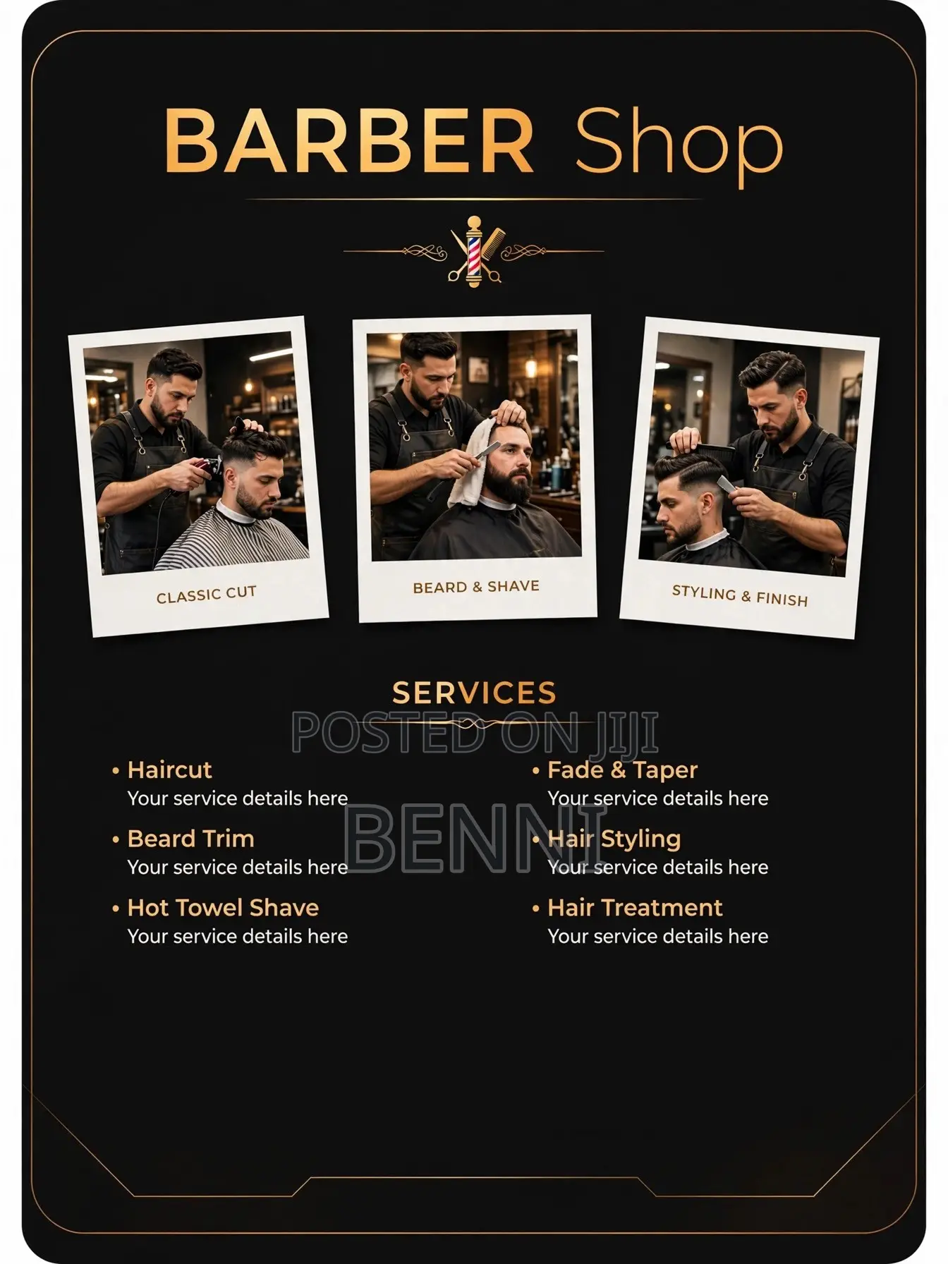 I Design Modern Flyers for Shops in Osu, Accra!