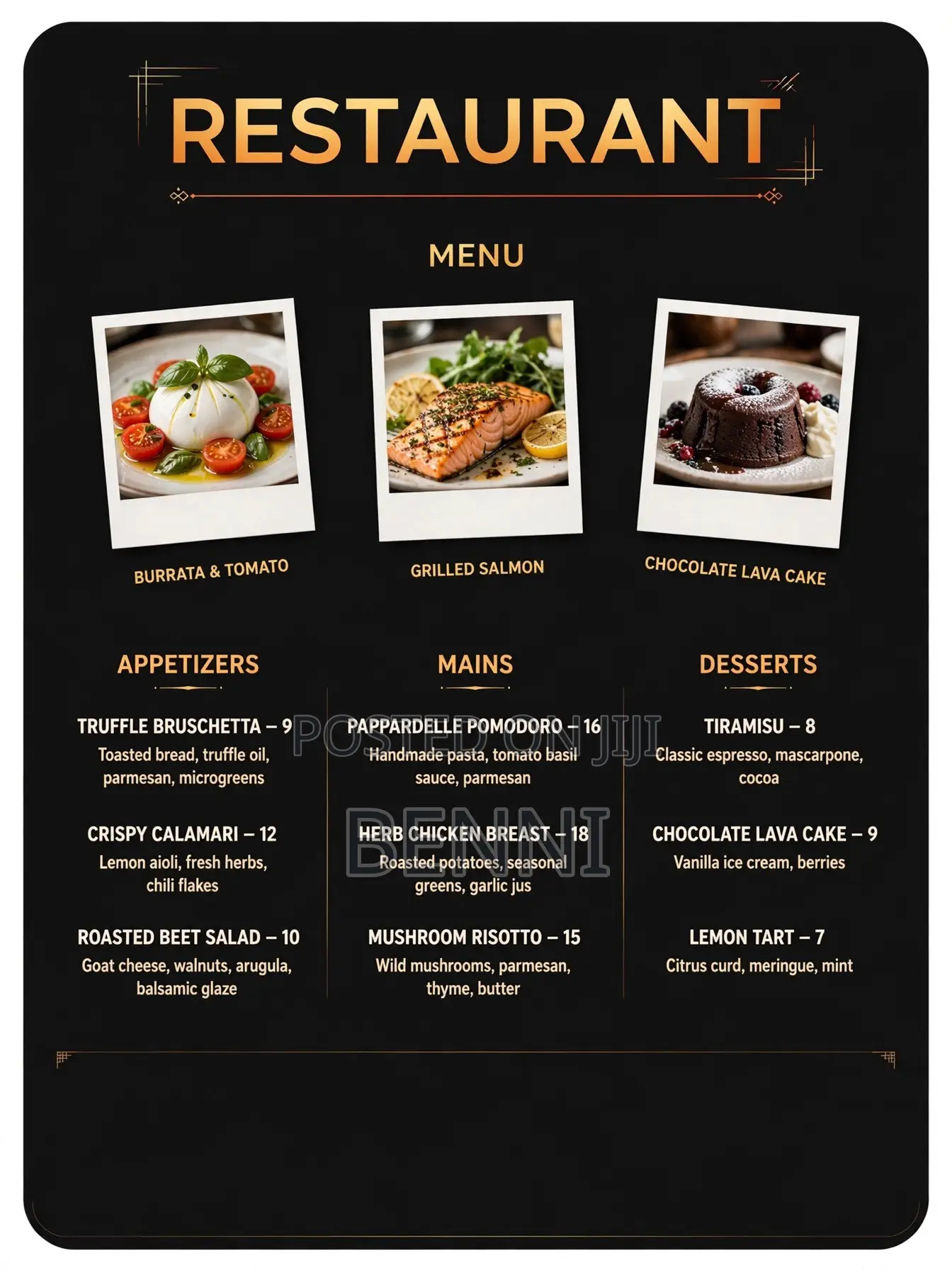 I Design Modern Flyers for Shops in Osu, Accra!