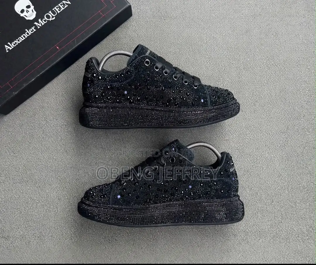 Original Alexander McQueen Black Crystal