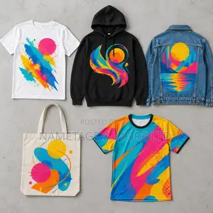 Custom Printed T-Shirts With Your Design, Full Colour DTF