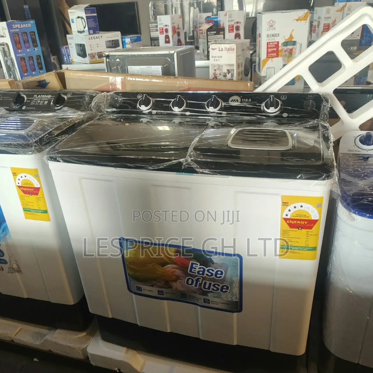 Less Price Yet Very High Standard 10kg H&A Twin Tub Washing Machine