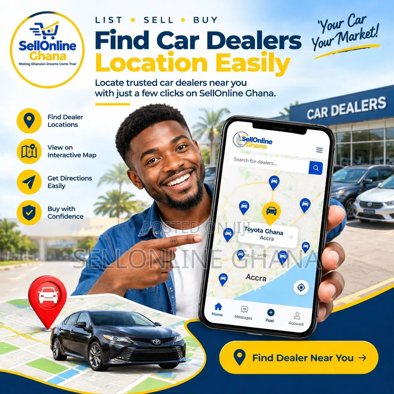 Sell Your Car Online in Ghana – Vehicle Listing Assistance