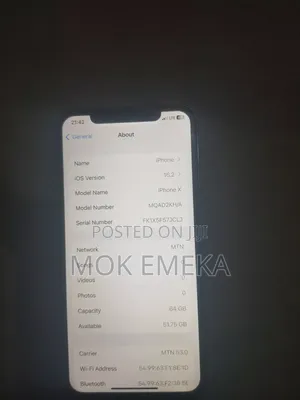 Apple iPhone X 64 GB White