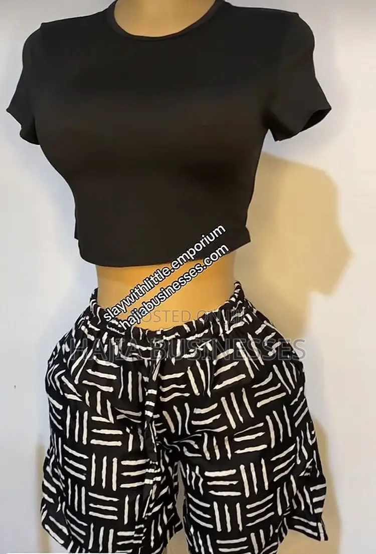 Unisex Ankara Shorts