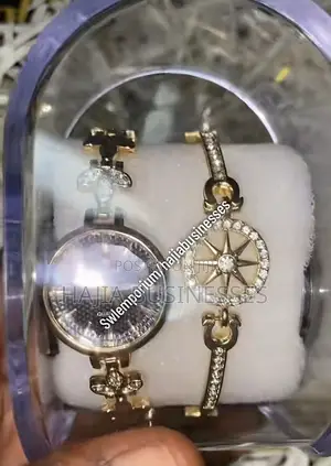 Bracelet and Watch Jewelry Set