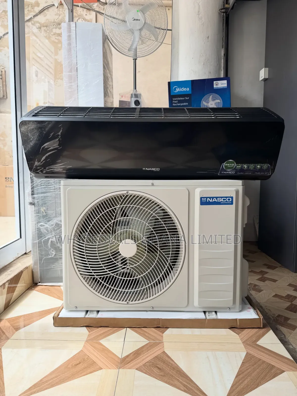 Nasco Split Airconditioner| 1.5hp| 70% Energy Saving|cools Faster|r410