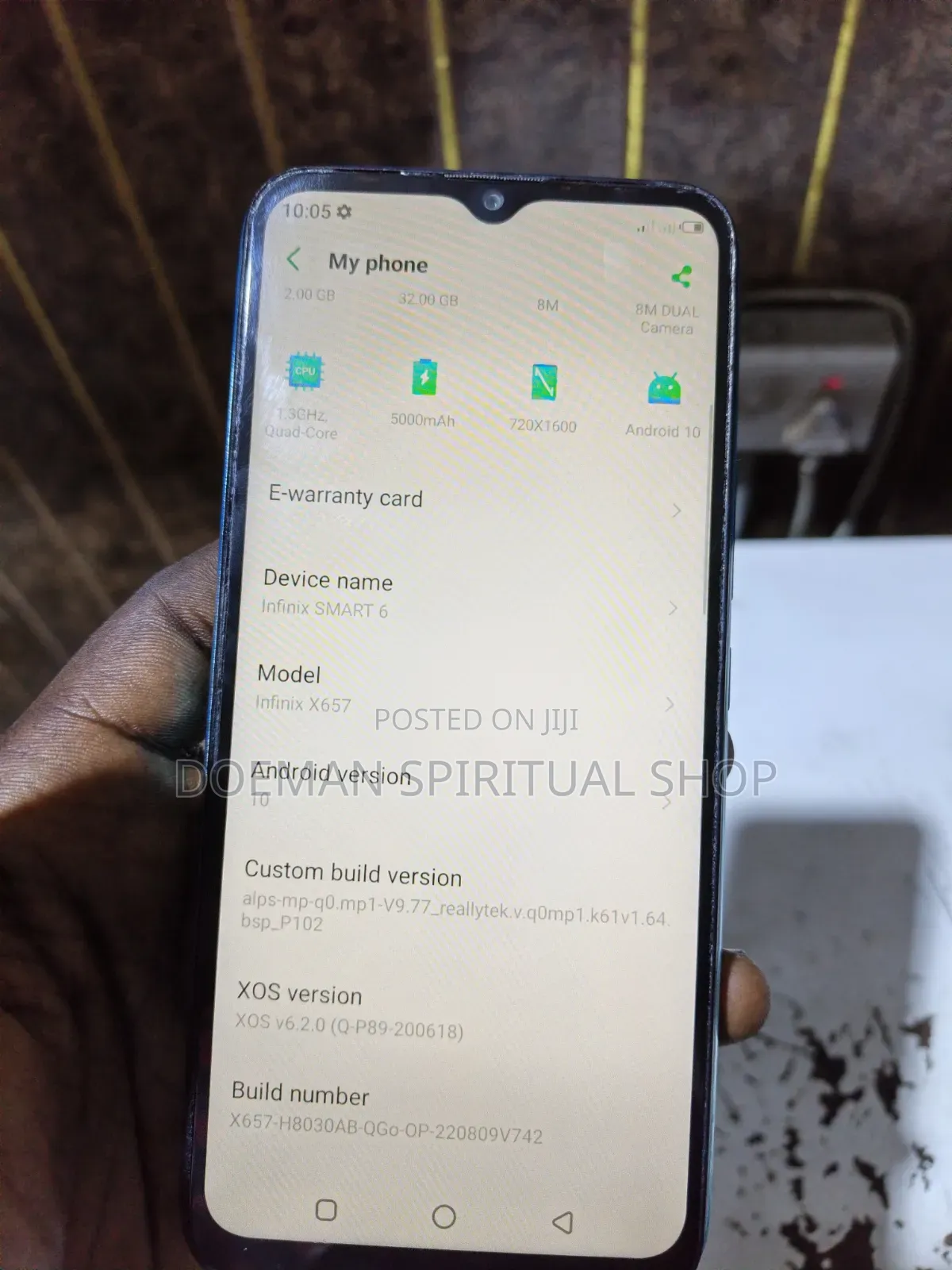 Infinix Smart 6 32 GB Blue