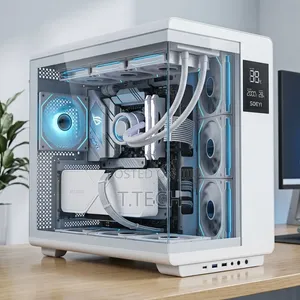 Gaming PC Case With 4 Fans, Digital Display Panel and USB-c Port