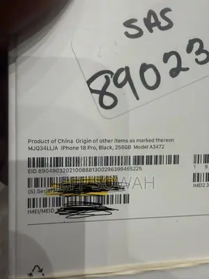 New Apple iPhone 18 Pro 256 GB Black