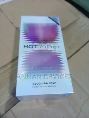 New Infinix Hot 70 Pro 5G+ 256 GB Black