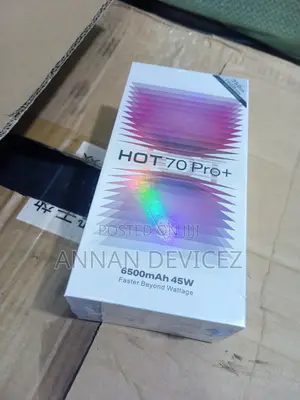 New Infinix Hot 70 Pro 5G+ 256 GB Black