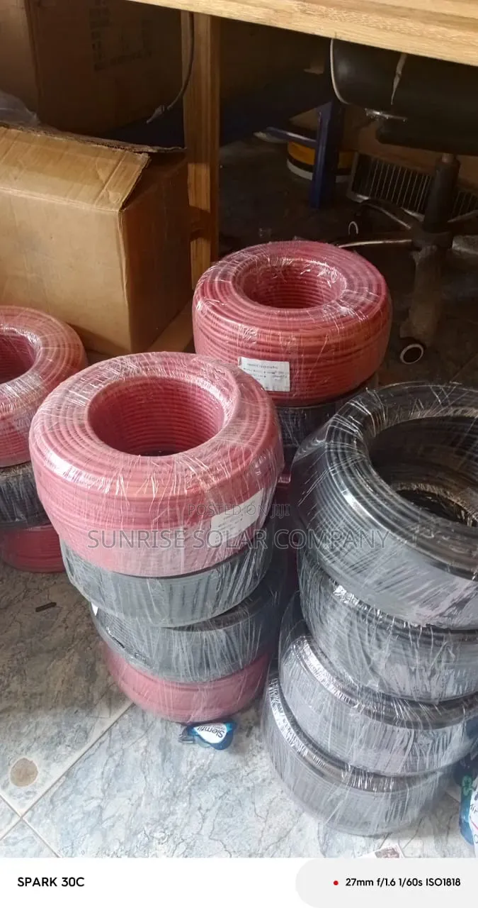 Solar Cable 6mm2 for Solar Panel