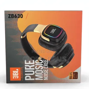 JBL Pure Music - Hi-Fi Sound - RGB Light - Foldable Bluetooth Headset