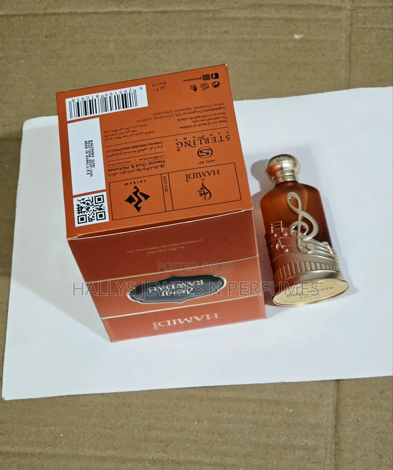 Rawdah Concentrated Perfume Oil by Hamidi
