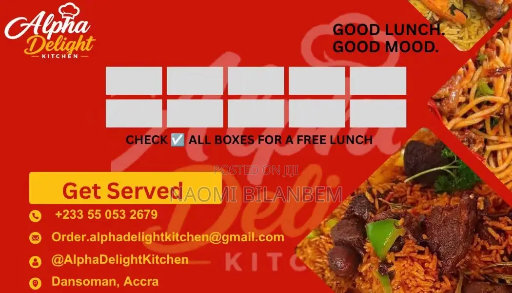 Jollof Rice & Fried Rice With Chicken – Food Delivery in Accra