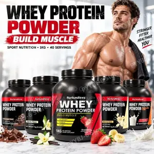 Nature Nova Whey Protein Strawberry and Vanilla Flavor