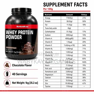Nature Nova Whey Protein Strawberry and Vanilla Flavor