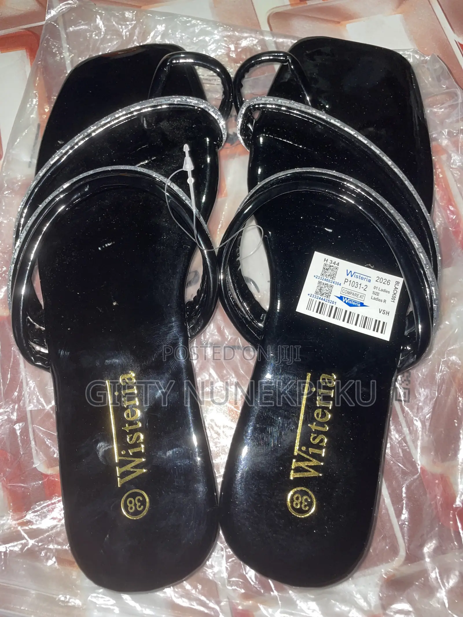 Wisteria Ladies’ Stylish Flat Sandals – Multiple Colours Available