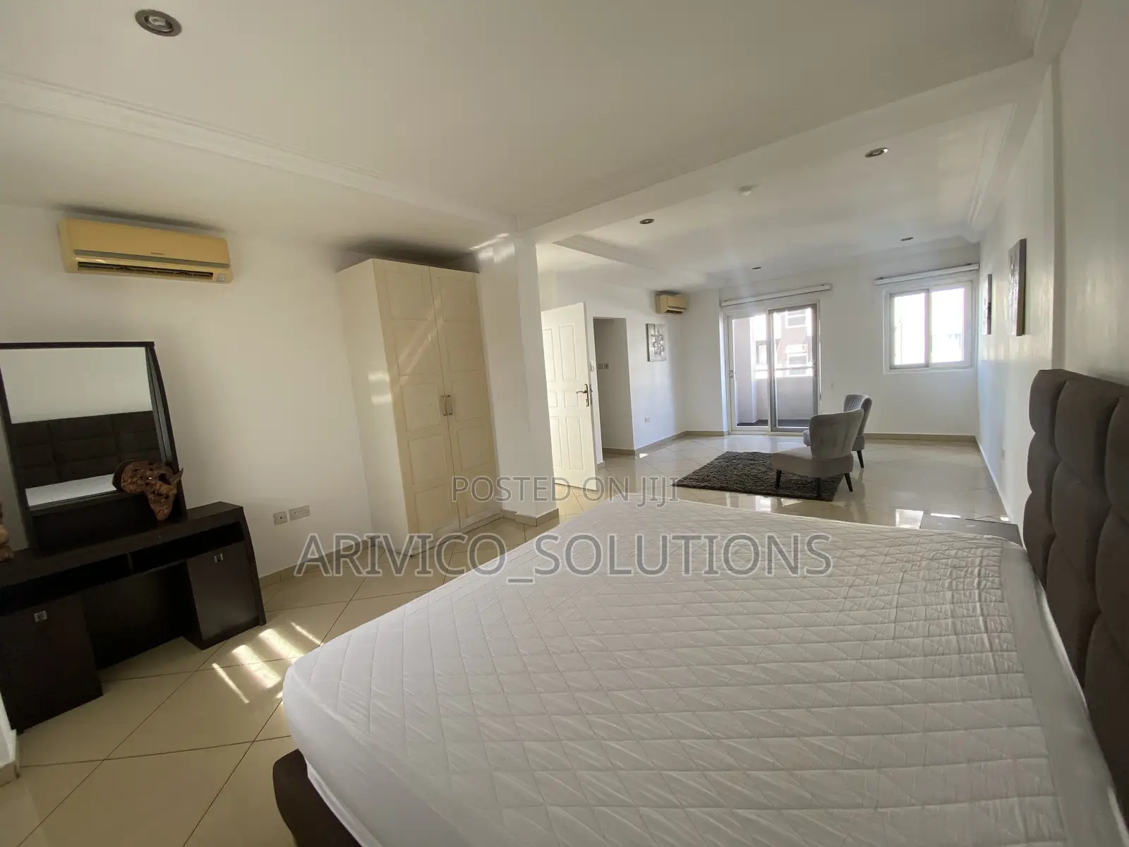 Furnished 3bdrm Townhouse / Terrace in East Legon, Boundary Road Area