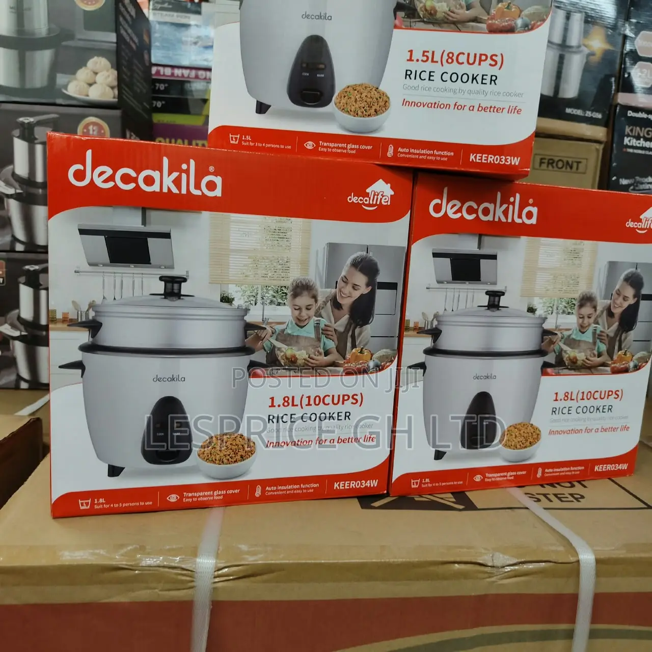 Nice and Portable 1.5L Decakila Rice Cooker