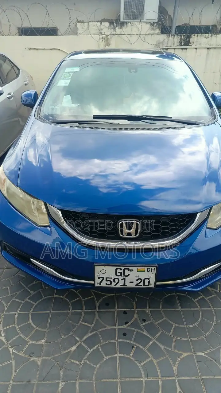Honda Civic Sedan LX 2013 Blue