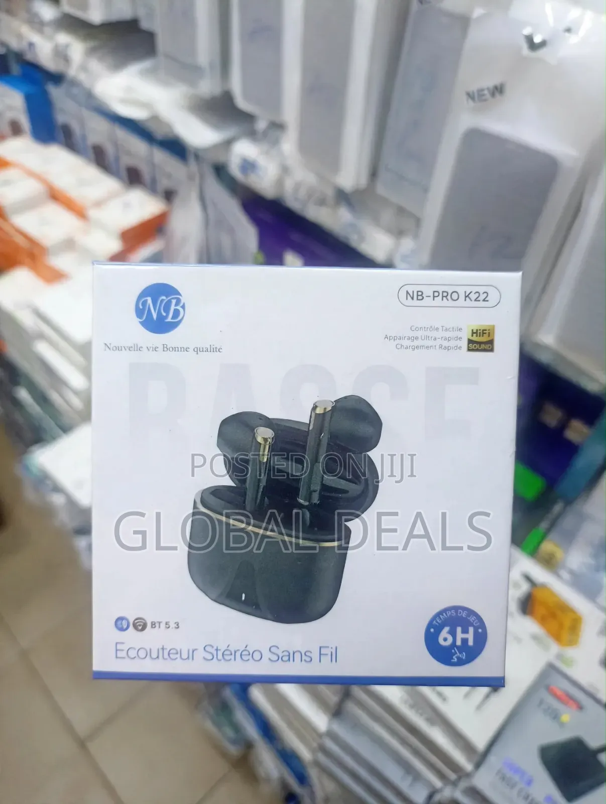 NB-PRO K22 Wireless Earbuds - BT 5.3 HiFi Sound