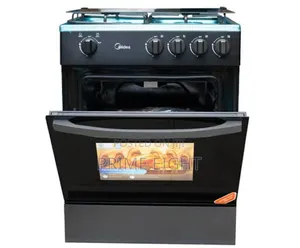 Midea 4 Burner Gas Cooker With Grill (24tmg4g081-B)