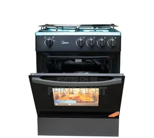 Midea 4 Burner Gas Cooker With Grill (24tmg4g081-B)