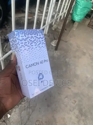 New Tecno Camon 40 Pro 5G 256 GB Black