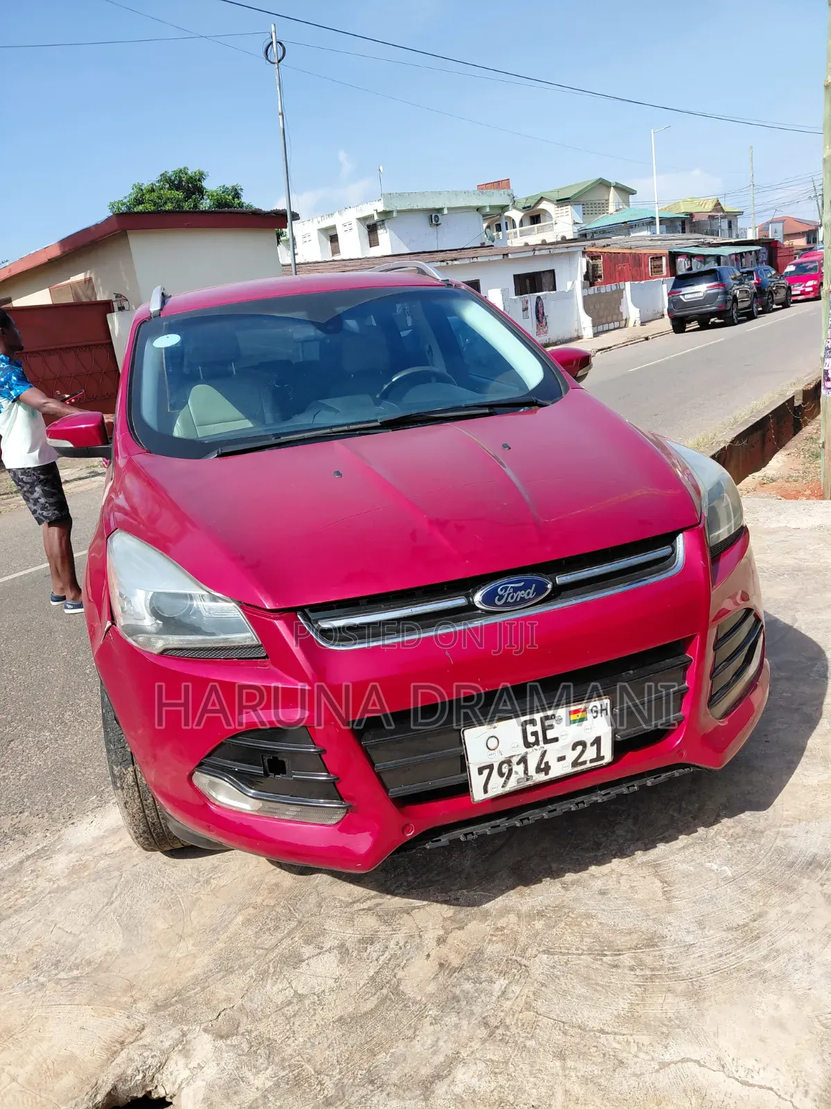 Ford Escape Titanium 4dr SUV AWD  (1.6L 4cyl Turbo 6A) 2014 Red