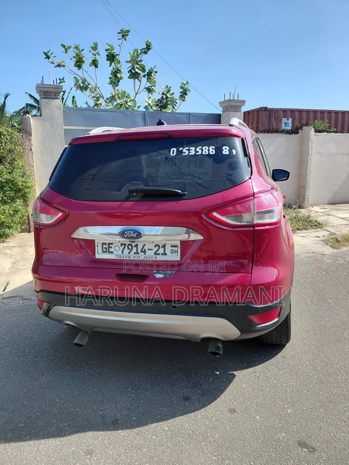 Ford Escape Titanium 4dr SUV AWD  (1.6L 4cyl Turbo 6A) 2014 Red