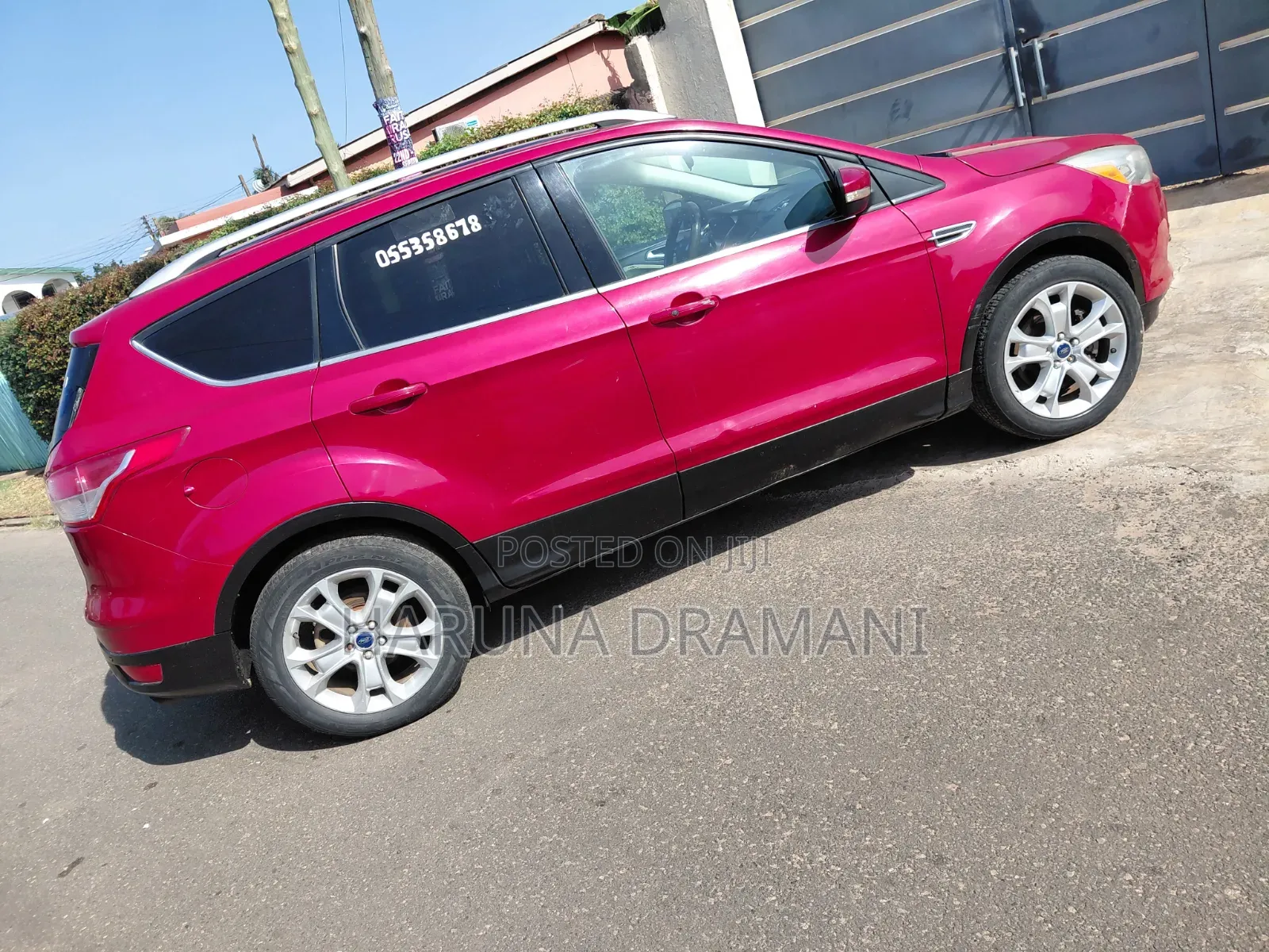Ford Escape Titanium 4dr SUV AWD  (1.6L 4cyl Turbo 6A) 2014 Red