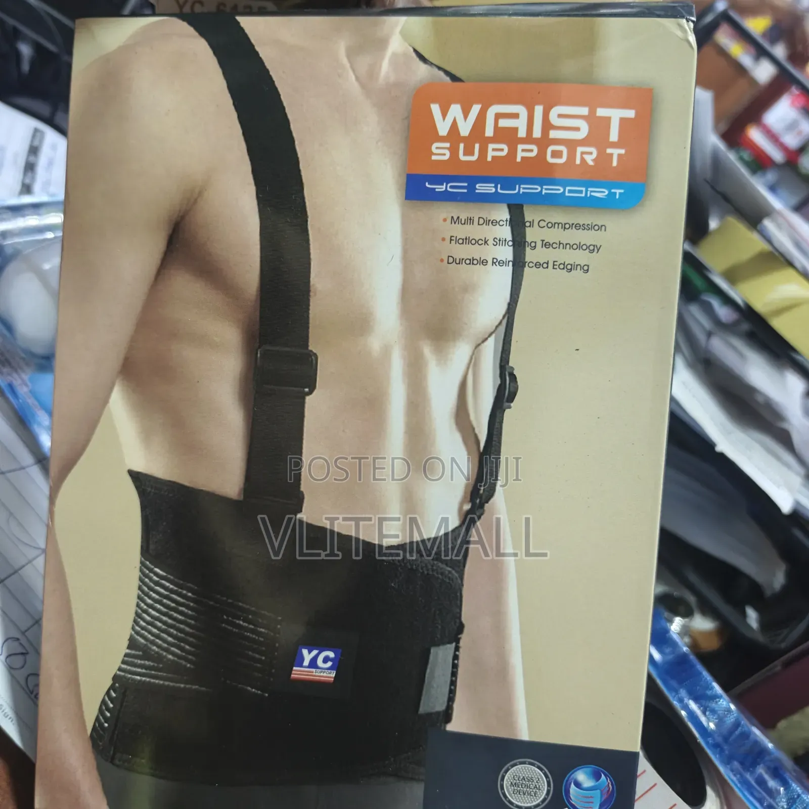 Support Lumbar Waist Support Belt With Suspenders (Model YC