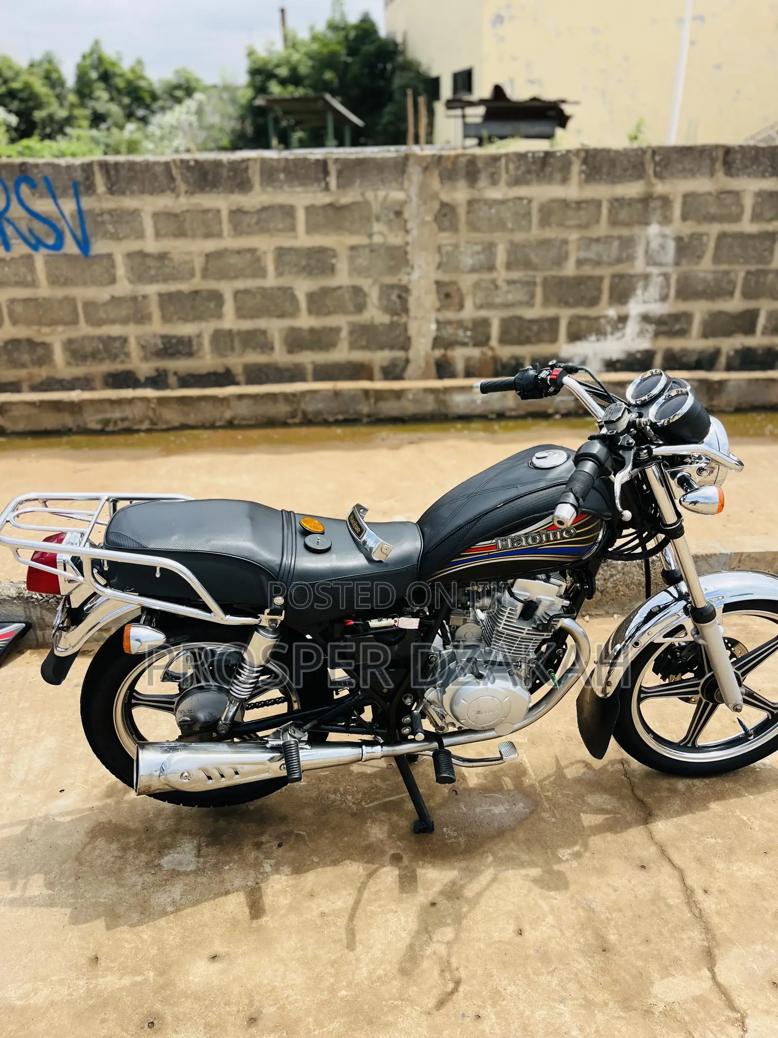 Haojue HJ125-8K 2025 Black