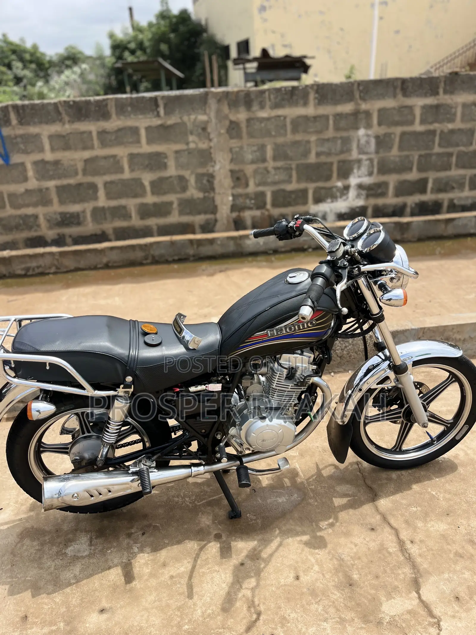 Haojue HJ125-8K 2025 Black