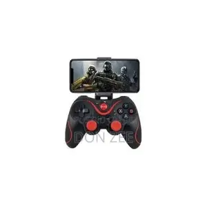 V8 Bluetooth Wireless Gaming Controller Grip Game Pad for Android-Red