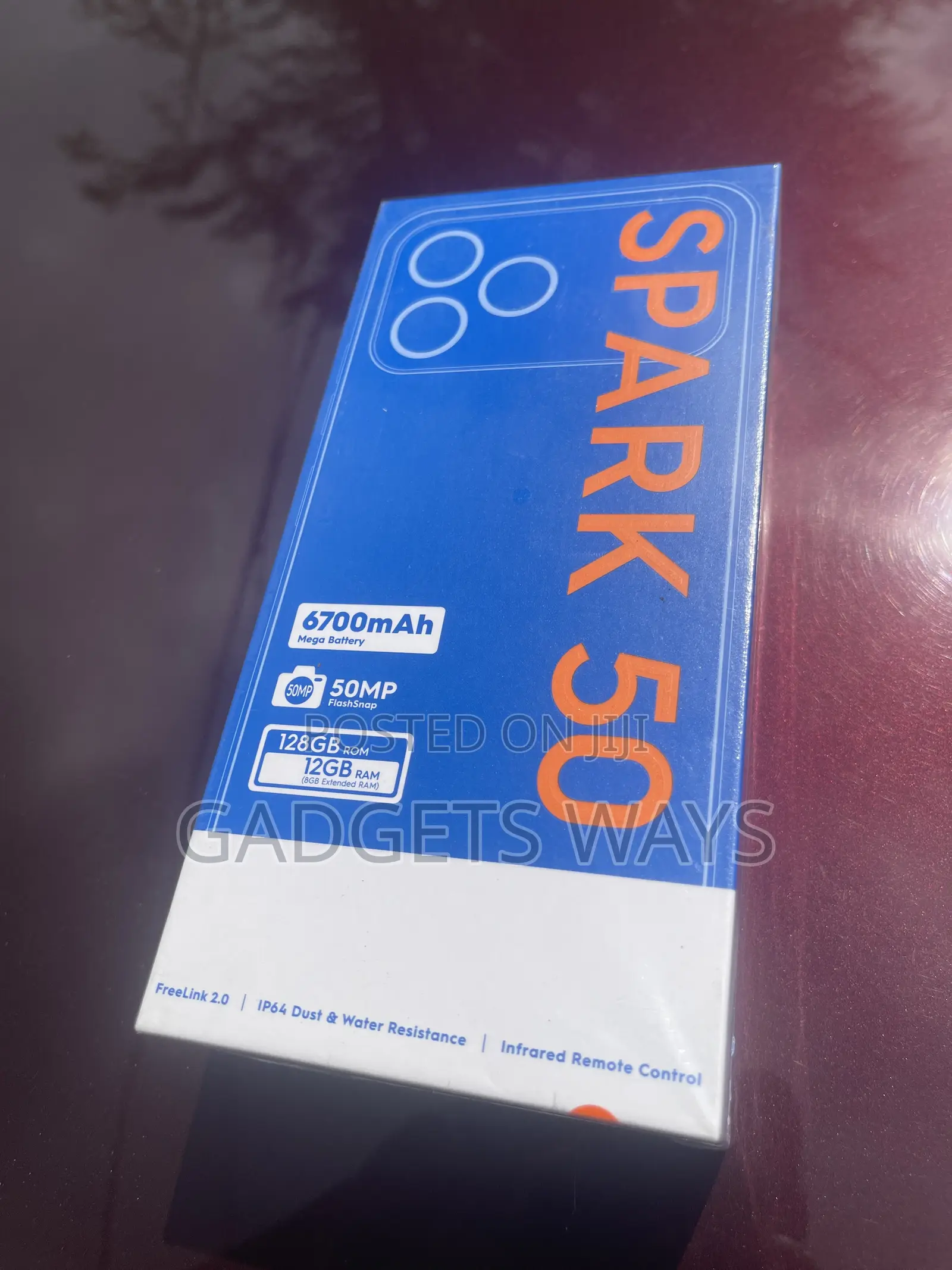 New Tecno Spark 50 128 GB Black