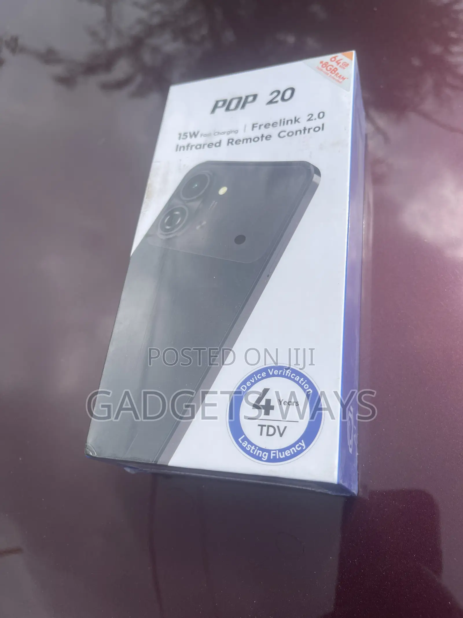 New Tecno Pop 20 64 GB Black