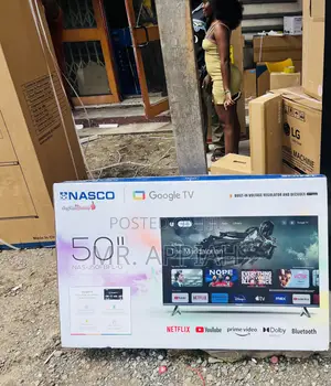 Unique Nasco 50” Smart Uhd 4k TV(Remote Control)