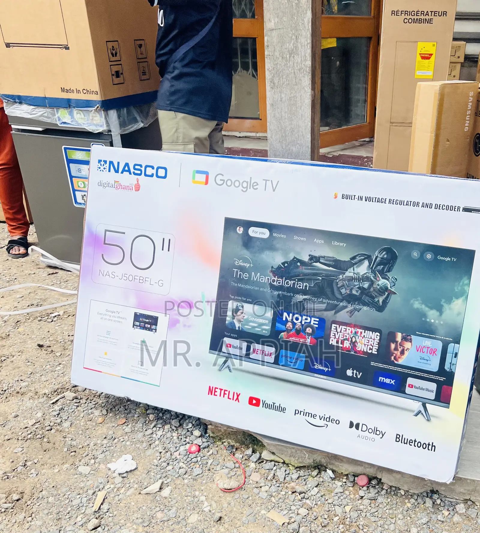 Super Classic Nasco 50” Uhd 4k Smart TV(Remote)