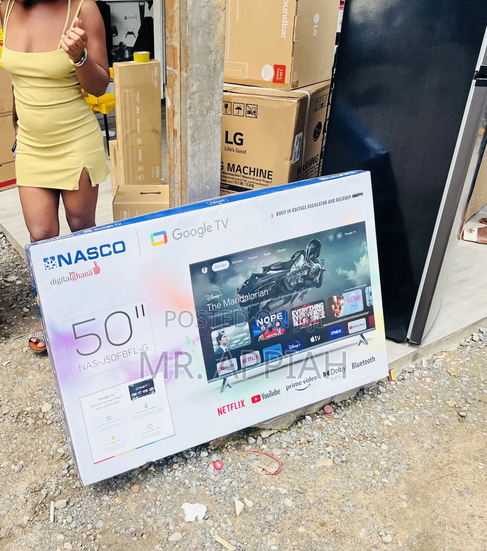 Led Smart Nasco 50 Inches TV(Remote Control)