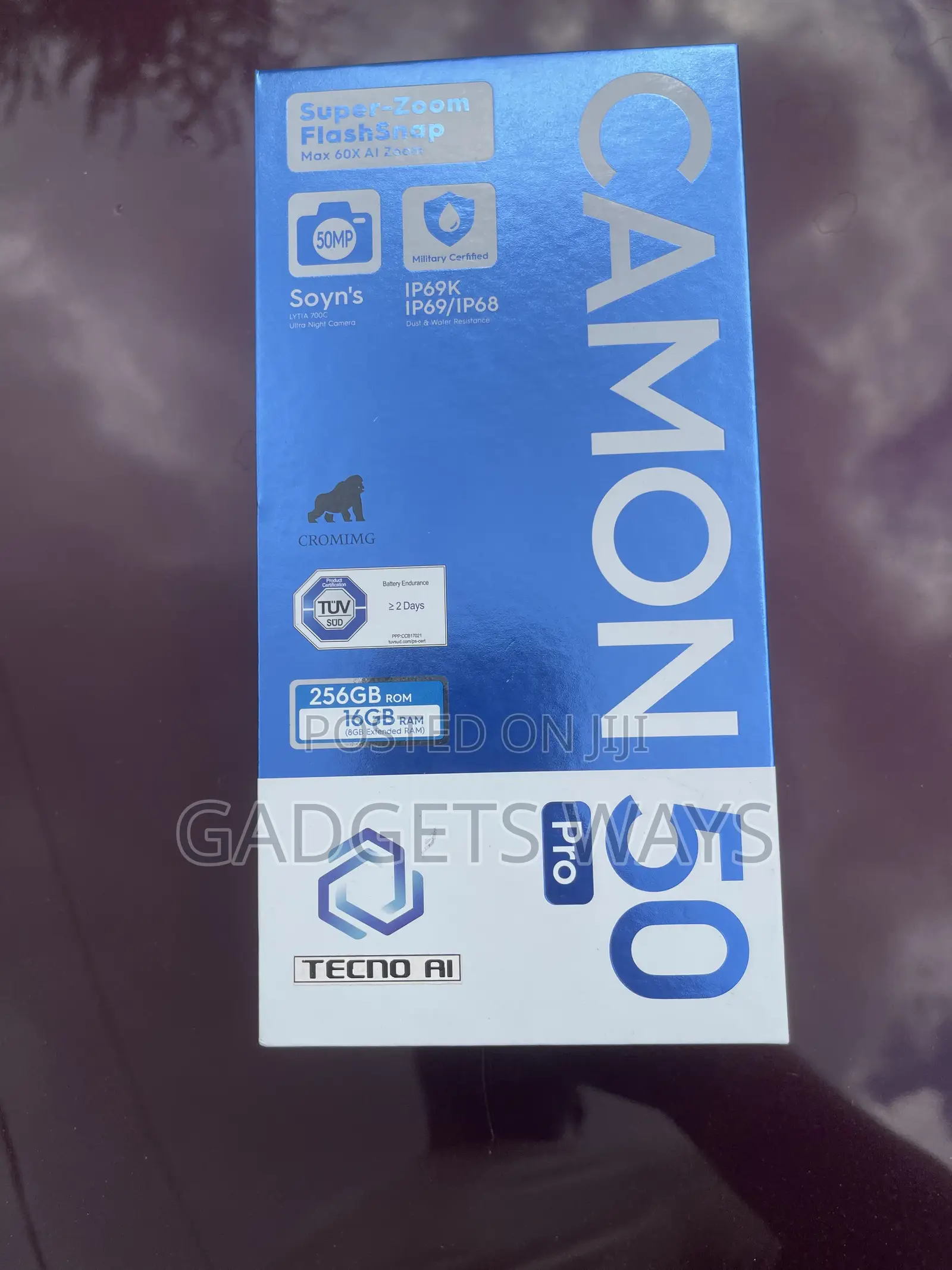New Tecno Camon 50 Ultra 512 GB Black