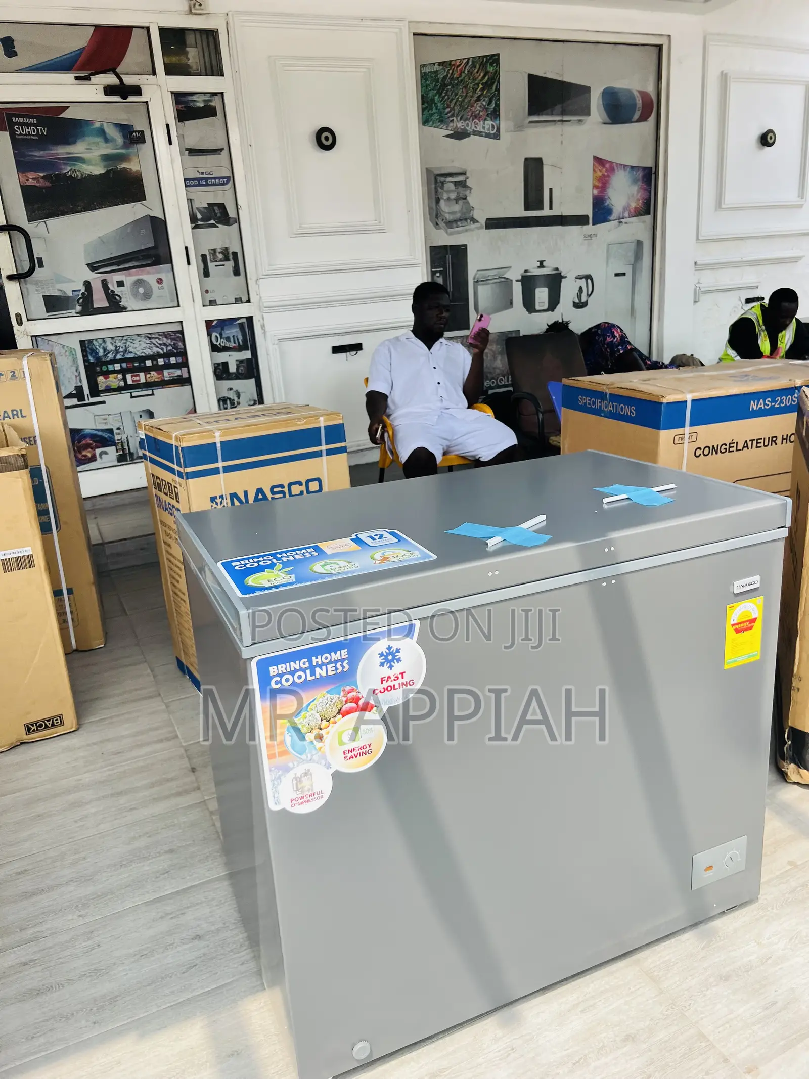 Quality Chilling Nasco Single Door Chest Freezer(Nas230sk)